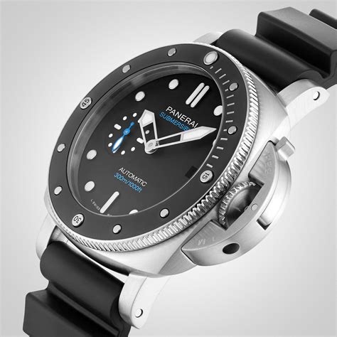 panerai submersible black ceramic|panerai submersible 42mm price.